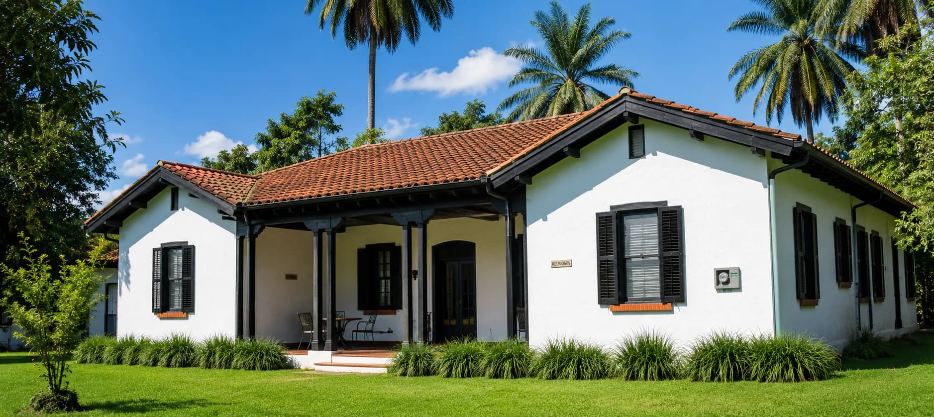 Vista exterior de la Casa de Huéspedes